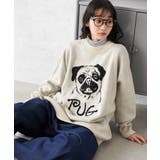 柄4 | オーバーフィットジャガードプルオーバー | WEGO【WOMEN】