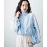 サックス | ナイロントラックブルゾン | WEGO【WOMEN】