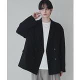 ブラック | TRルーズテーラードジャケット | WEGO【MEN】