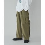 カーキ | トロミカーゴスラックス | WEGO【MEN】