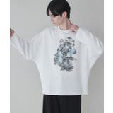 トロミフラワーモチーフLS | WEGO【MEN】 | 詳細画像14 