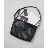 ブラック | レザータッチBIGショルダー | WEGO【MEN】