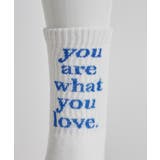 バックラメロゴソックス | WEGO【WOMEN】 | 詳細画像4