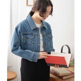 デニム中濃色 | ショートデニムジャケット | WEGO【WOMEN】