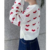 ハートメッシュニットプルオーバー | WEGO【WOMEN】 | 詳細画像5
