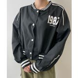 ブラック | ラインカラーブルゾン | WEGO【WOMEN】