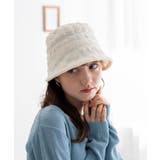 オフホワイト | ポップコーンバケットハット | WEGO【WOMEN】
