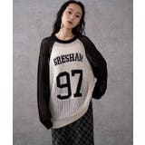 柄1 | ロゴメッシュジャガードニット | WEGO【WOMEN】