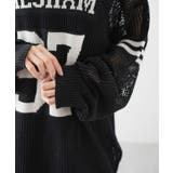 ロゴメッシュジャガードニット | WEGO【WOMEN】 | 詳細画像6 