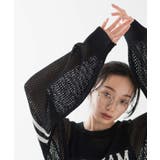 ロゴメッシュジャガードニット | WEGO【WOMEN】 | 詳細画像7 