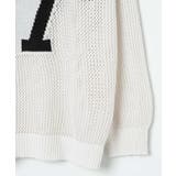 ロゴメッシュジャガードニット | WEGO【WOMEN】 | 詳細画像24 