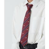 レッド | メンズエンブレム柄スクールネクタイ | WEGO【MEN】
