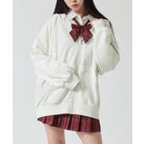 オフホワイト | ルーズフィットジップパーカー | WEGO【WOMEN】