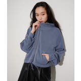 【自社ZOZO限定】SHORT HIGHNECK ZIP HOODIE | WEGO【WOMEN】 | 詳細画像1 
