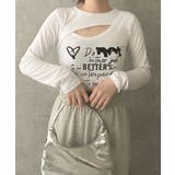 フロントホールプリントロンT | WEGO【WOMEN】 | 詳細画像4