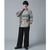 アムンゼンパターンBIGシャツ | WEGO【MEN】 | 詳細画像4 