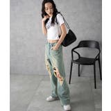ヴィンテージウォッシュダメージデニムパンツ | WEGO【WOMEN】 | 詳細画像2