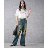 ヴィンテージウォッシュダメージデニムパンツ | WEGO【WOMEN】 | 詳細画像3