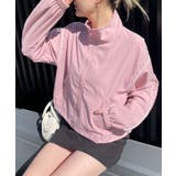 ピンク | ナイロンショートトラックジャケット | WEGO【WOMEN】