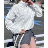 ホワイト | ナイロンショートトラックジャケット | WEGO【WOMEN】