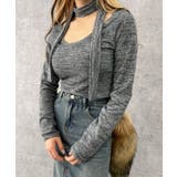 チョーカー付きスラブニットプルオーバー | WEGO【WOMEN】 | 詳細画像3 