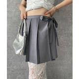 グレー | プリーツラップスカート付きショートPT | WEGO【WOMEN】
