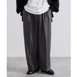 グレー | ワイドストレートスラックス | WEGO【MEN】
