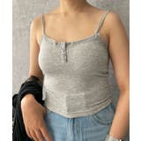 パット付きフロントボタンレースキャミ | WEGO【WOMEN】 | 詳細画像6 