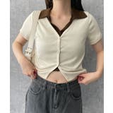 ホワイトアイボリー | アンサンブルクロップドT | WEGO【WOMEN】
