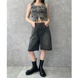 Wジップロゴプリントタンク | WEGO【WOMEN】 | 詳細画像3