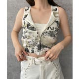 Wジップロゴプリントタンク | WEGO【WOMEN】 | 詳細画像5