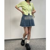ヴィンテージウォッシュデニムプリーツスカパン | WEGO【WOMEN】 | 詳細画像3 