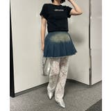 ヴィンテージウォッシュデニムプリーツスカパン | WEGO【WOMEN】 | 詳細画像12 