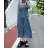 デニムWジップジャンスカ | WEGO【WOMEN】 | 詳細画像2