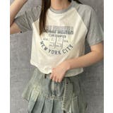 杢グレー | CALIFORNIAロゴラグランTシャツ | WEGO【WOMEN】