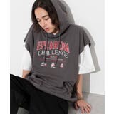 スミクロ | ロゴノースリーブパーカー | WEGO【MEN】