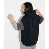 ロゴノースリーブパーカー | WEGO【MEN】 | 詳細画像9