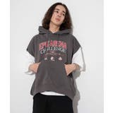 ロゴノースリーブパーカー | WEGO【MEN】 | 詳細画像13