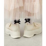 ホワイト | Wリボンアンクルソックス | WEGO【WOMEN】