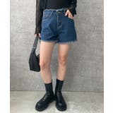 ハイウエストフリンジデニムショートパンツ | WEGO【WOMEN】 | 詳細画像4