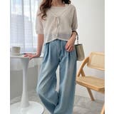 半袖メッシュアンサンブルカーデ | WEGO【WOMEN】 | 詳細画像3 