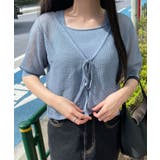 半袖メッシュアンサンブルカーデ | WEGO【WOMEN】 | 詳細画像9 