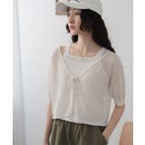 半袖メッシュアンサンブルカーデ | WEGO【WOMEN】 | 詳細画像14 