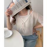 半袖メッシュアンサンブルカーデ | WEGO【WOMEN】 | 詳細画像18 