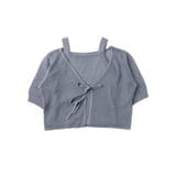 半袖メッシュアンサンブルカーデ | WEGO【WOMEN】 | 詳細画像23 