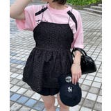 ブラック | バックデザインキャミチュニック | WEGO【WOMEN】