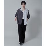 カラーブロックオープンカラーシャツ(S) | WEGO【MEN】 | 詳細画像3