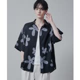 柄1 | アムンゼンパターンBIGシャツ(S) | WEGO【MEN】