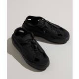 ブラック | プラットフォームトレースライトミュール | WEGO【WOMEN】
