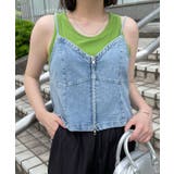 デニムZIPビスチェ | WEGO【WOMEN】 | 詳細画像5 
